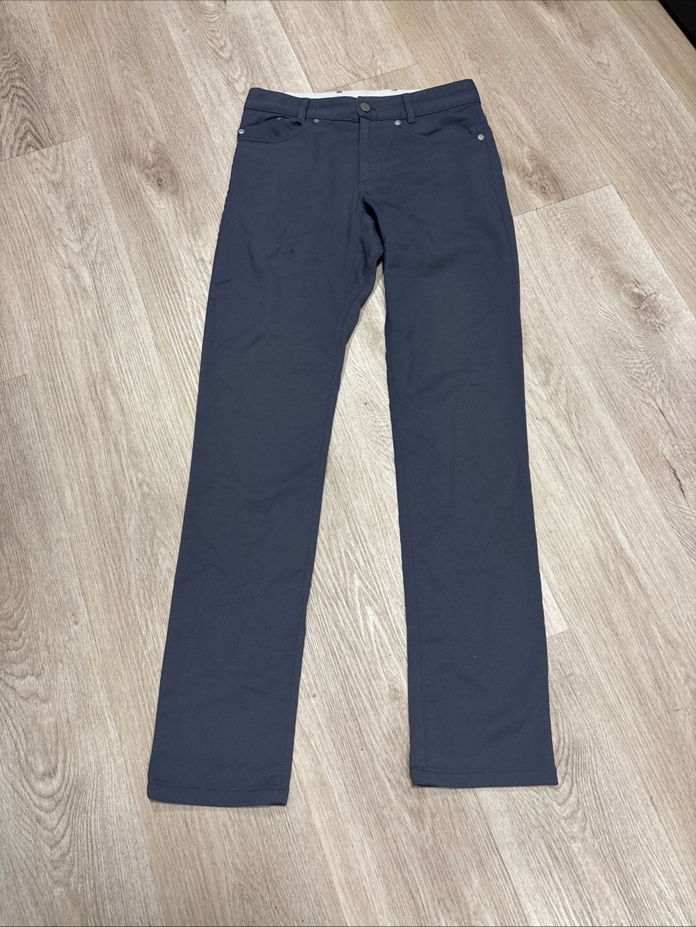 Outlier Slim Dungarees Pants Mens 28x32 Gray Stretch 5-Pocket Workcloth Canvas
